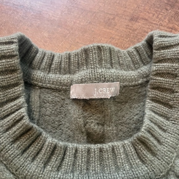 J. Crew Olive Knit Sweater Vest - Picture 2 of 6